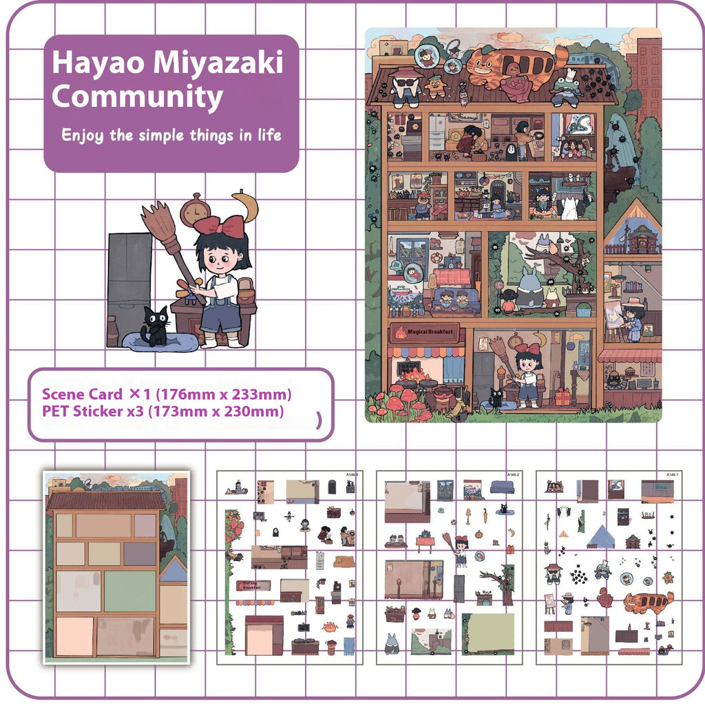 Ghibli-Inspired Mini Neighborhoods