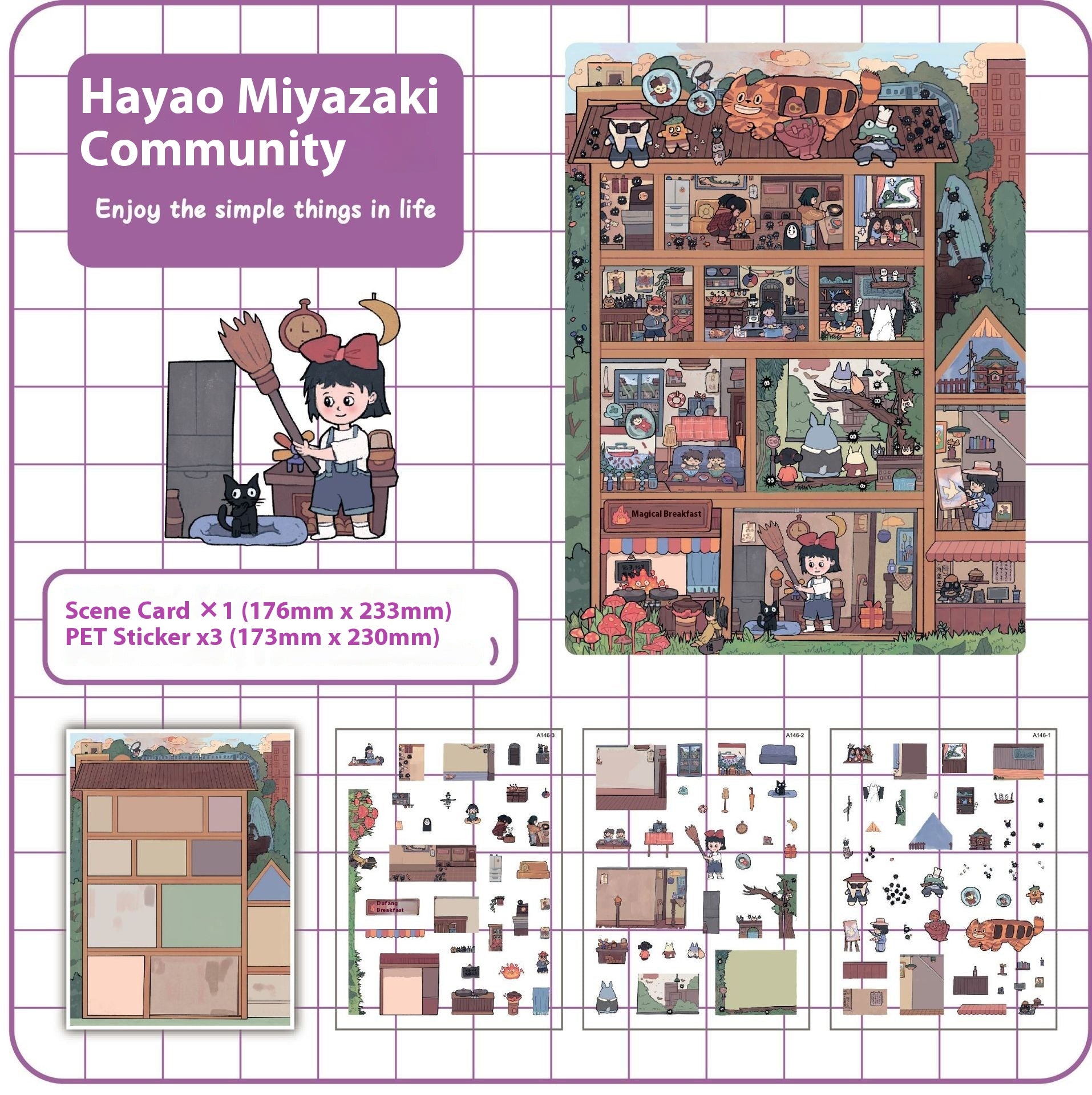 Ghibli-Inspired Mini Neighborhoods