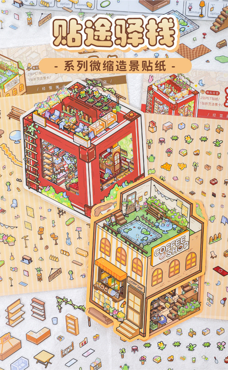 Whimsy Town of Coffee & Shops