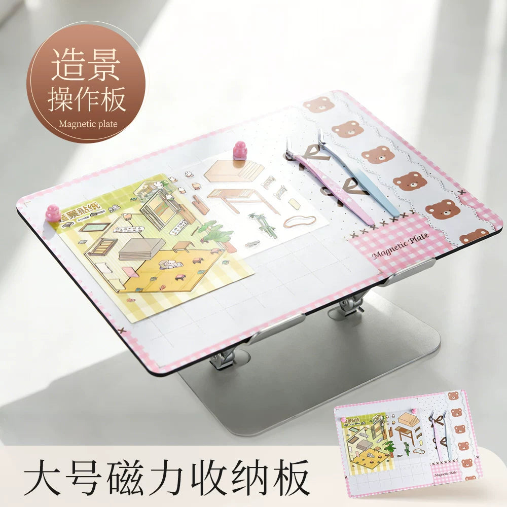 Yukaka wkaka landscaping sticker magnetic suction console storage board version 2.0 function self-adhesive operation can be put on the wall