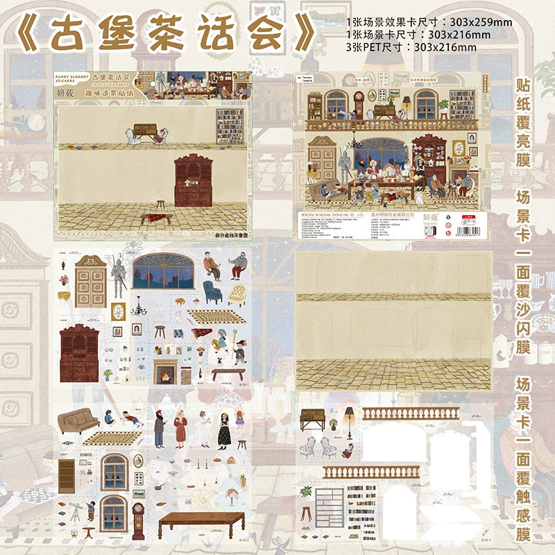 Alice oversized landscaping sticker