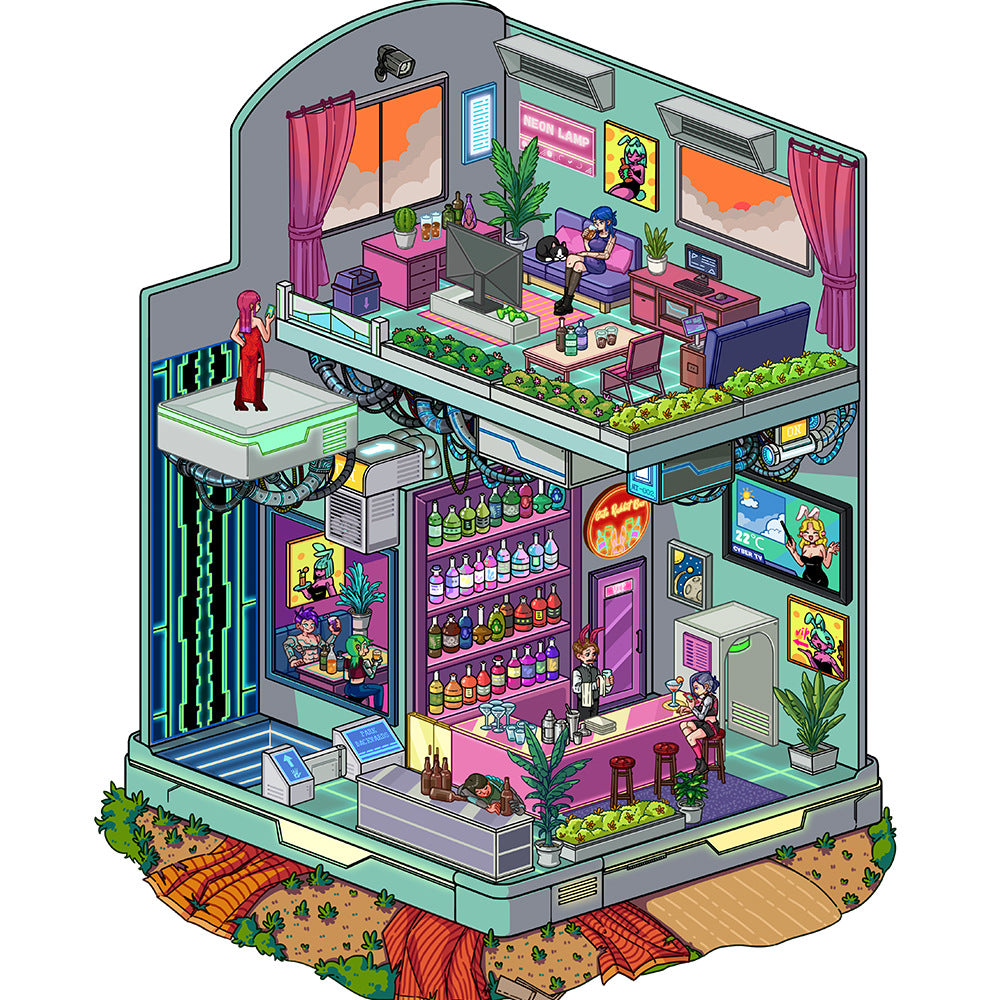 Playful Dens of Pets and Pixels